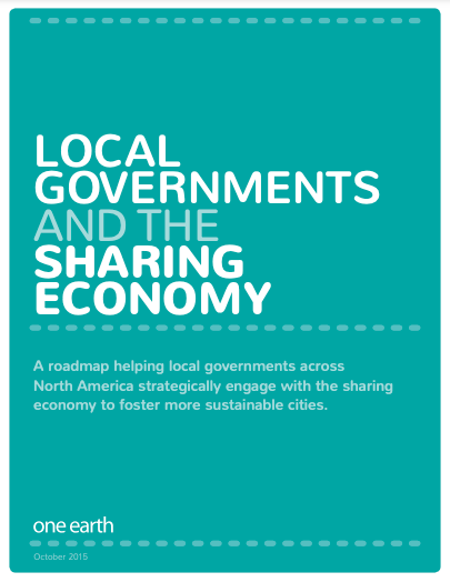 Local Governments and the Sharing Economy