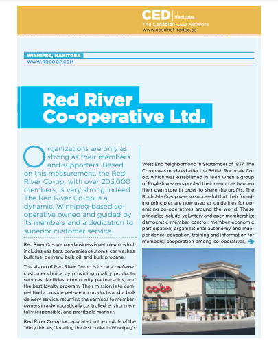 CED Profile: Red River Co-operative Ltd.