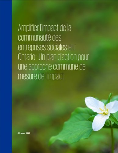 Amplifier l’impact de la communauté des entreprises sociales en Ontario : Un plan d’action pour une approche commune de mesure de l’impact