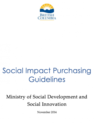 Social Impact Purchasing Guidelines