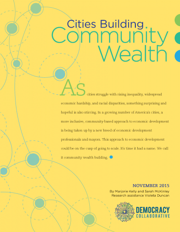 Cities Building Community Wealth