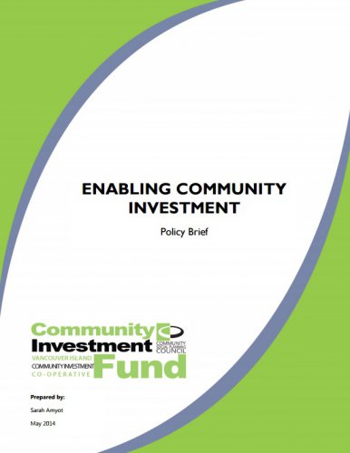 Enabling Community Investment Policy Brief
