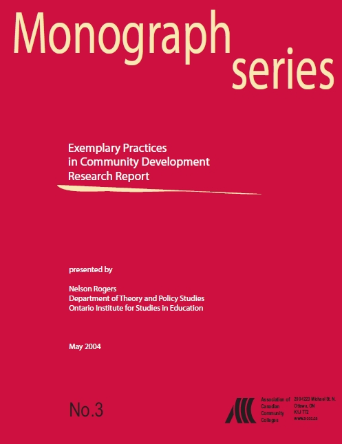 Community Colleges: Exemplary Practices in Community Development