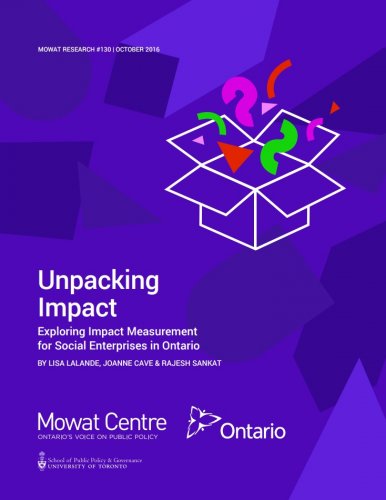 Unpacking Impact: Exploring Impact Measurement for Social Enterprises in Ontario