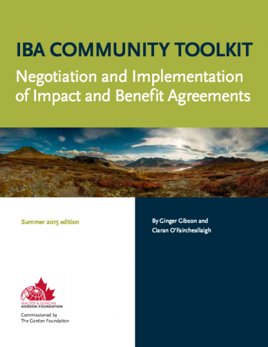 IBA (Impact and Benefit Agreements) Community Toolkit