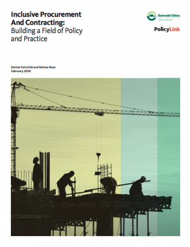 Inclusive Procurement and Contracting: Building a Field of Policy and Practice