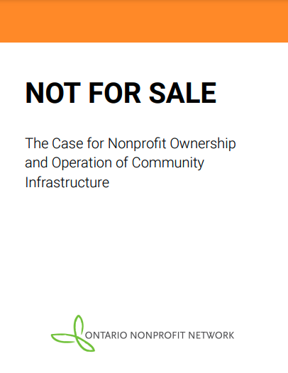 The Case for Nonprofit Ownership and Operation of Community Infrastructure