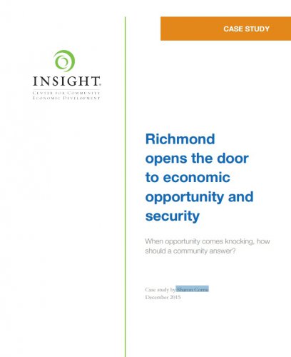 Richmond opens the door to economic opportunity and security