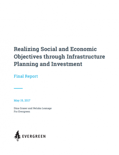Realizing Social and Economic Objectives through Infrastructure Planning and Investment
