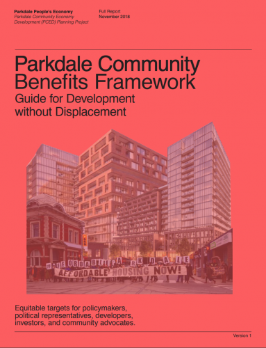 Parkdale Community Benefits Framework