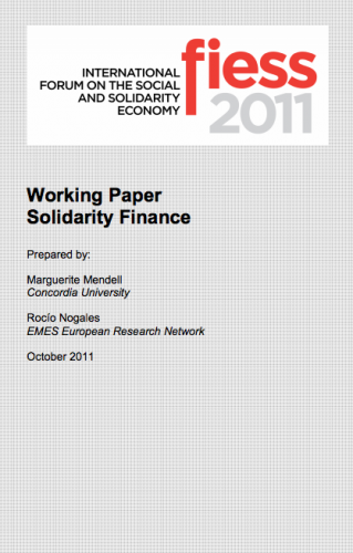 Working Paper Solidarity Finance