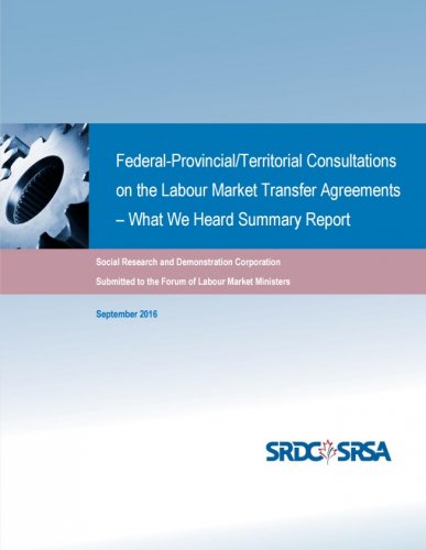 Federal-Provincial/Territorial Consultations on the Labour Market Transfer Agreements – What We Heard Summary Report