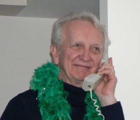 Stewart on the phone