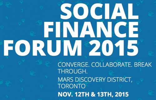 Social Finance Forum 2015