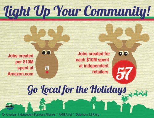 Light up your community, go local for the holidays