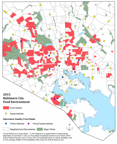 2015 Baltimore City Food Environment