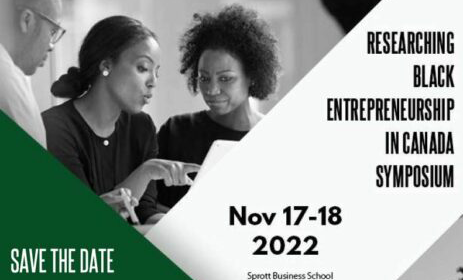Researching black entrepreneurship in Canada symposium Nov 17-18