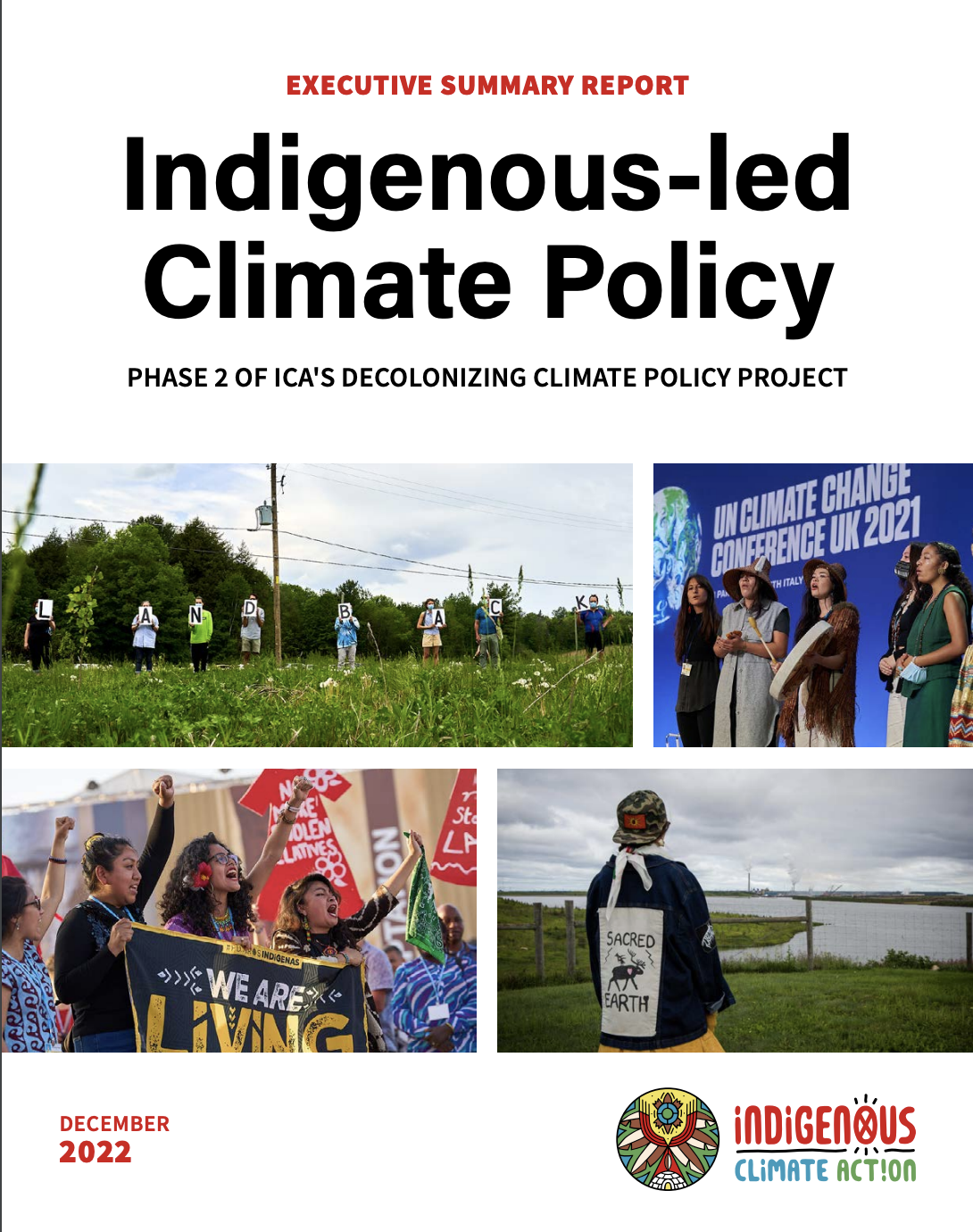 Cover of Indigenous-led Climate Policy Executive Summary