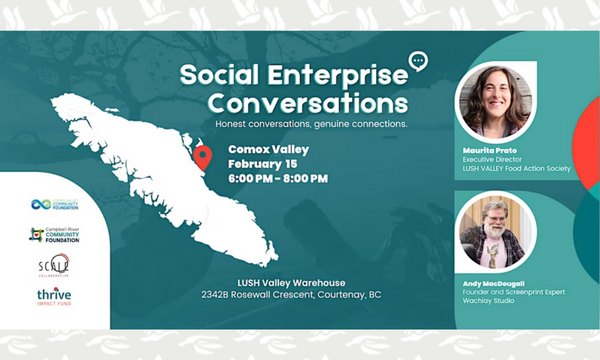 Banner for Social Enterprise Conversations event