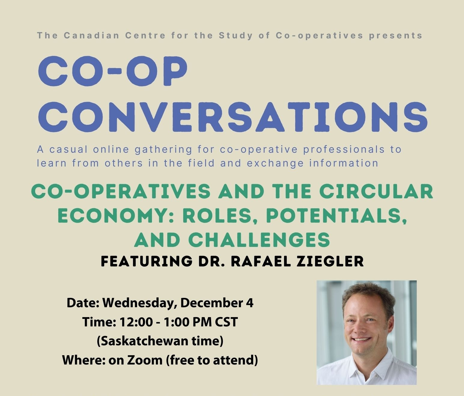 Co-op Conversations poster