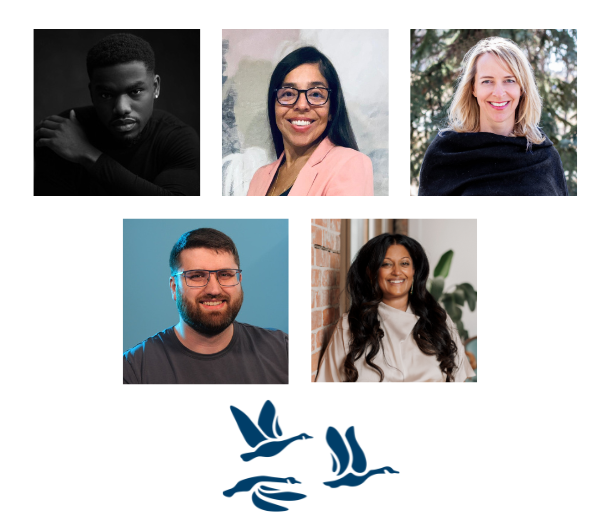 Board candidates for the 2025 Board Election: Derek Bassey, Noelia Delgado, Barb Rallison, Matthew Rempel, and Shanthi Senthe