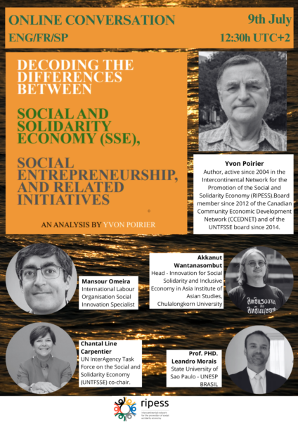 Decoding the differences between the Social Solidarity Economy, Social Entrepreneurship and related initiatives