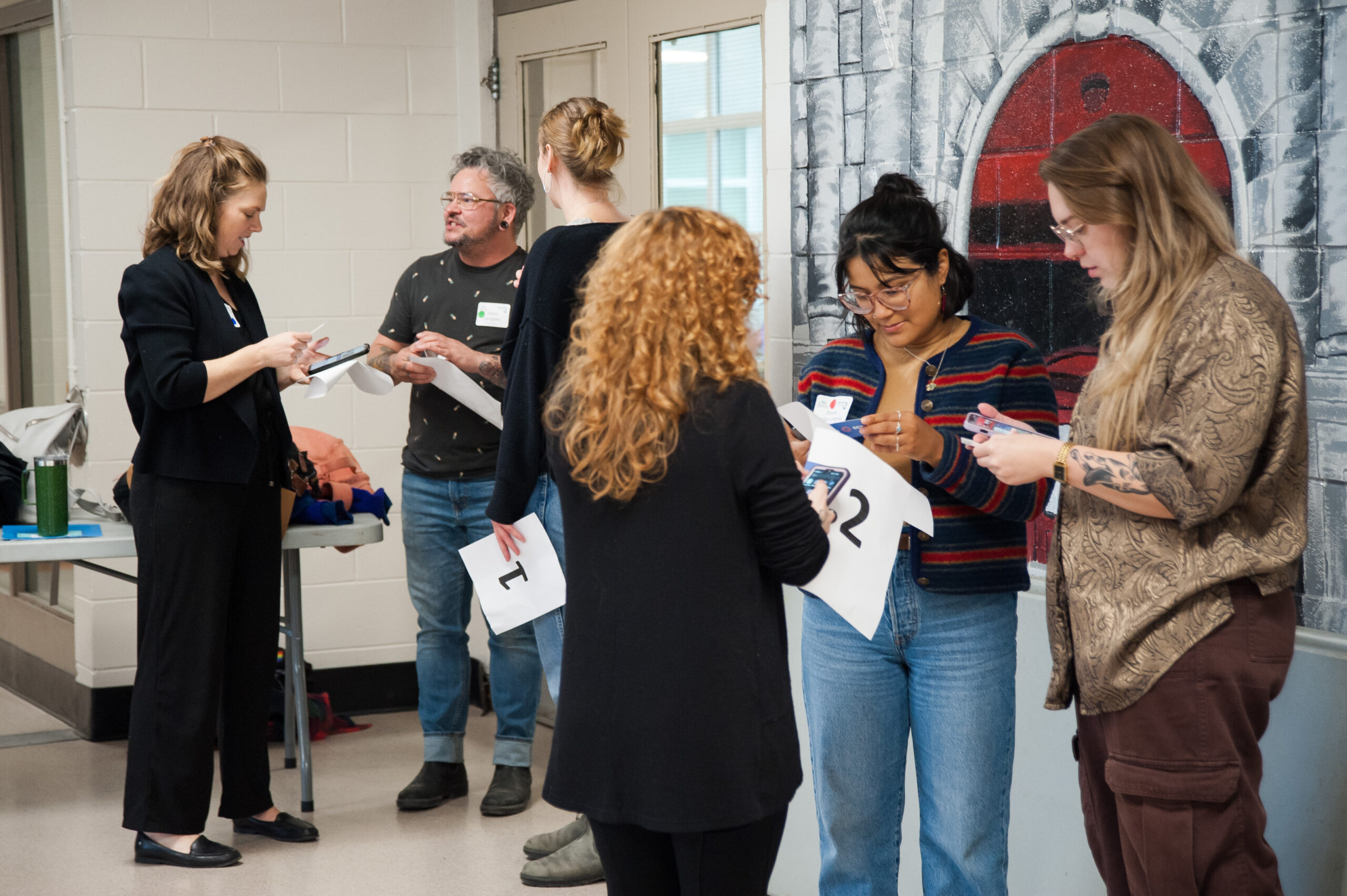 Group of participants at a Gathering workshop