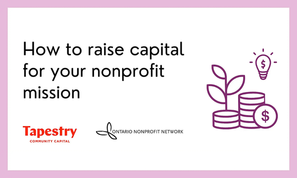 How to raise capital to support your nonprofit mission