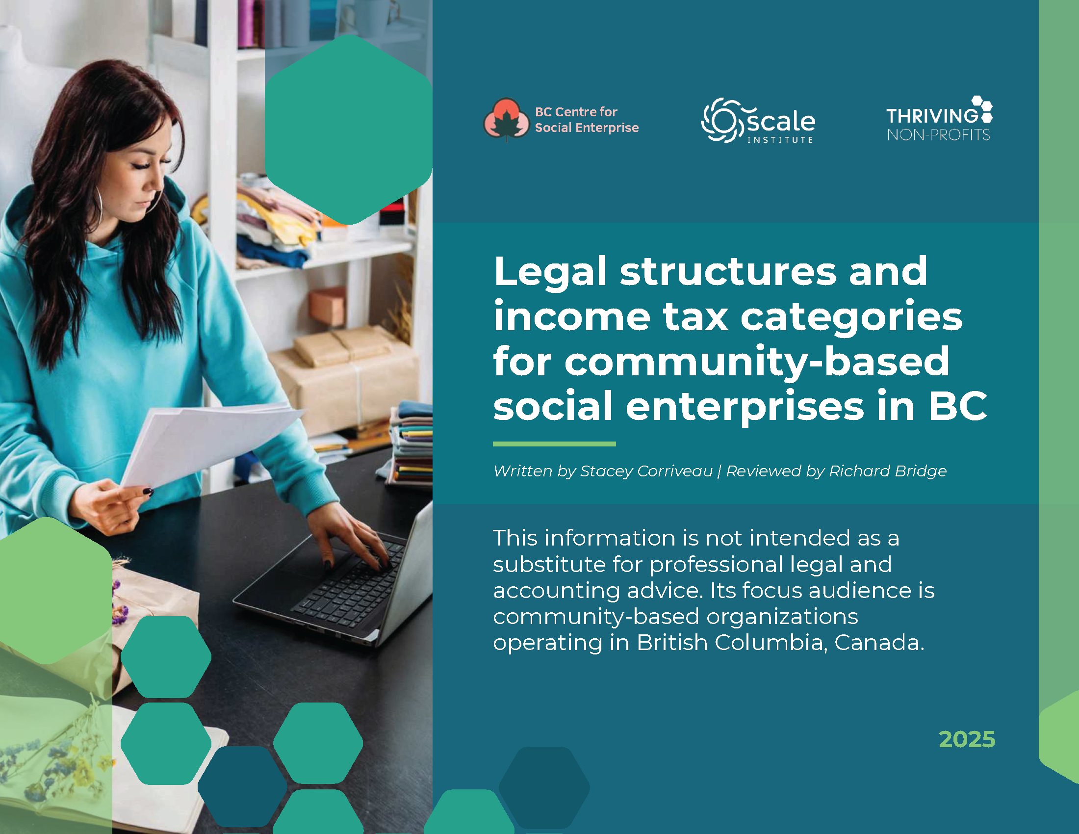Legal structures and income tax categories for community-based social enterprises in BC