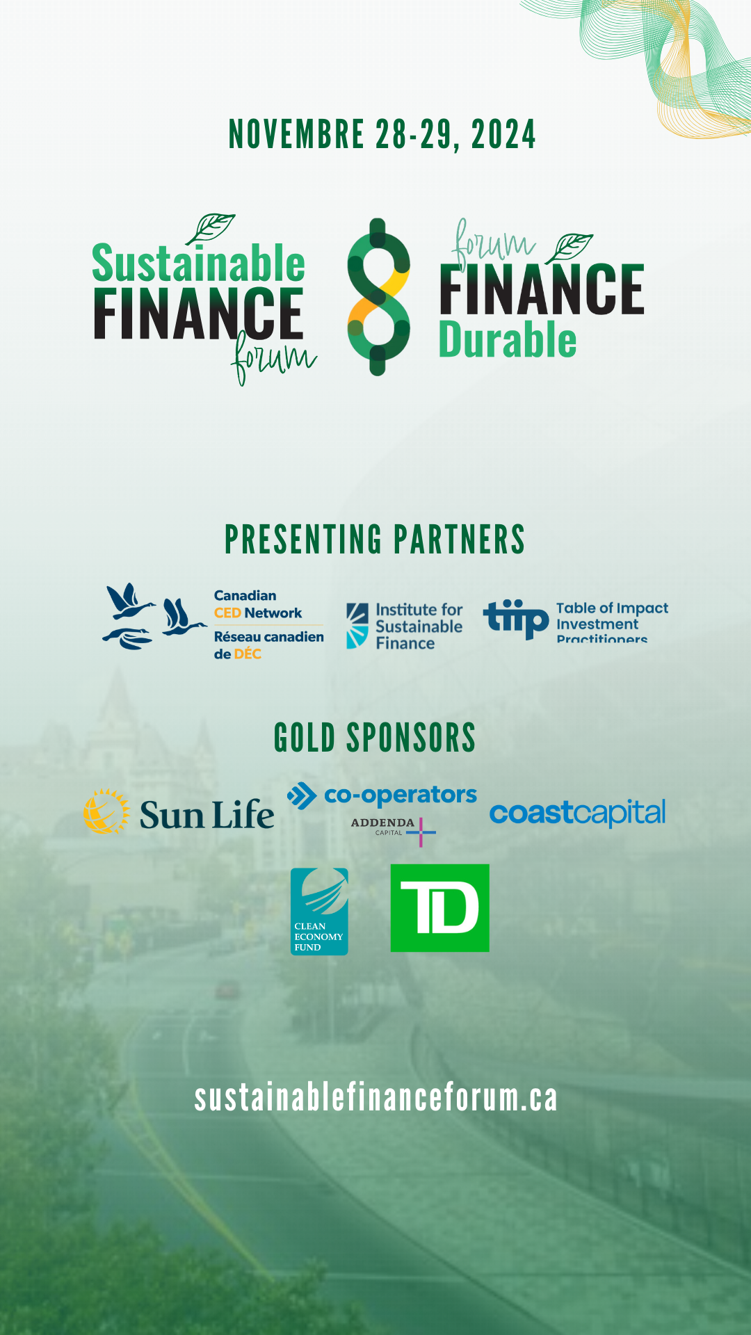 Sustainable Finance Forum - November 28-29