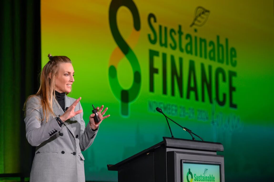 Dr. Victoria Hurth at the Sustainable Finance Forum 2024