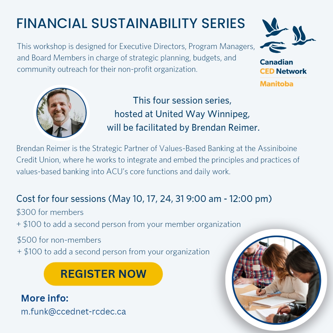 Financial Sustainability Series promo - cost and bio